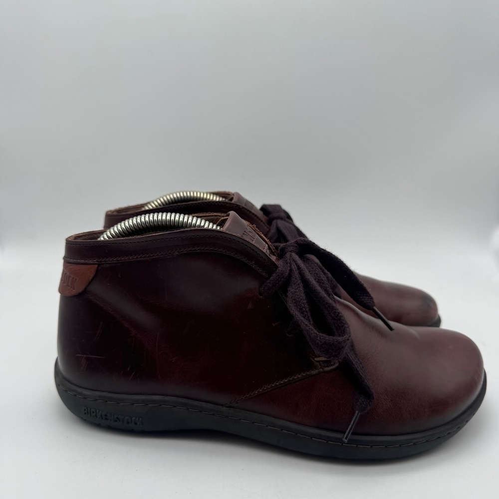 Birkenstock Scarva Dark Brown Leather‎ Chukka Lace Up Boots EU 36 US Women 5-5.5